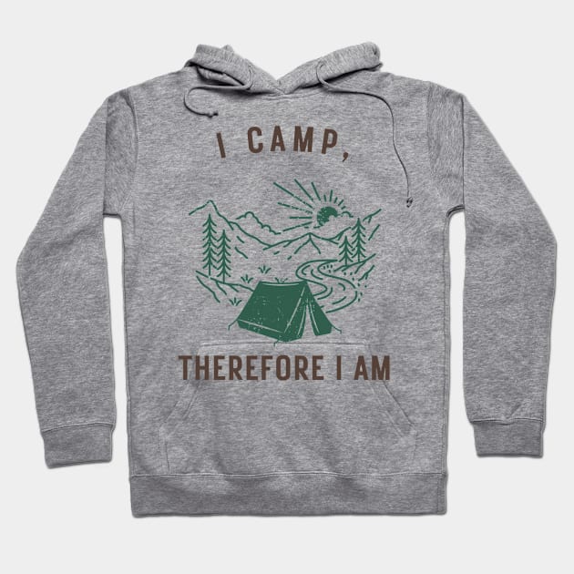 funny outdoorsmen Adventure I camp Hoodie by Micapox